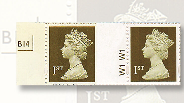 two-gold-machin-definitive-stamps