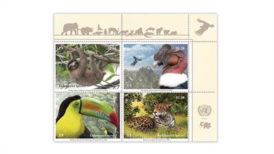 united-nations-2022-endangered-species-stamps