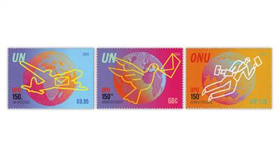 united-nations-2024-150th-anniversary-universal-postal-union-stamps