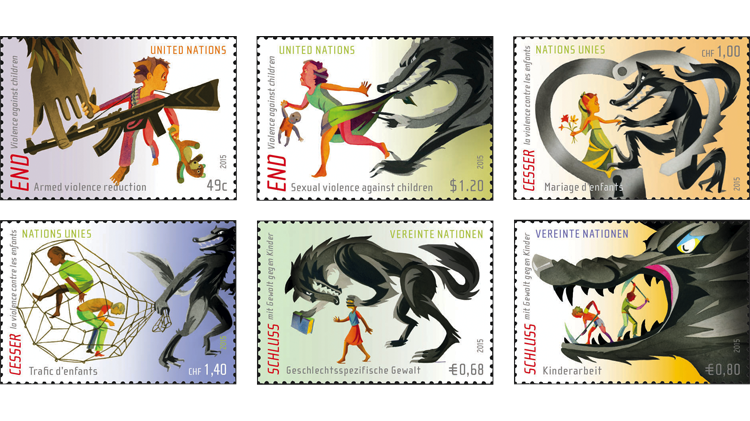 united-nations-end-violence-against-children-stamps-2015