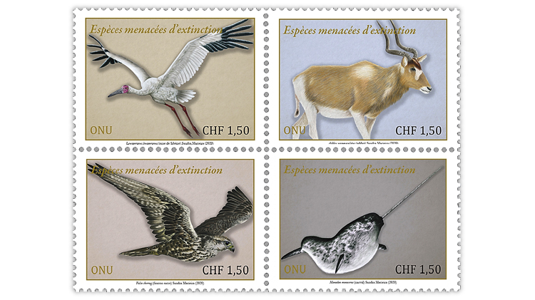 united-nations-geneva-switzerland-2020-endangered-species-stamps