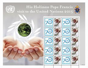 united-nations-pope-visit-stamps