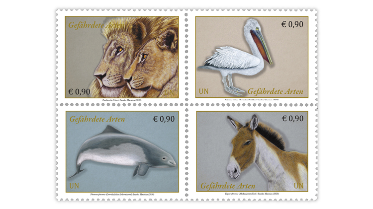 united-nations-vienna-austria-2020-endangered-species-stamps