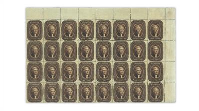 united-states-1861-thomas-jefferson-stamp-block-largest-recorded-multiple