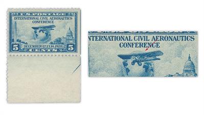 united-states-1928-aeronautics-conference-prairie-dog-plate-flaw-stamp