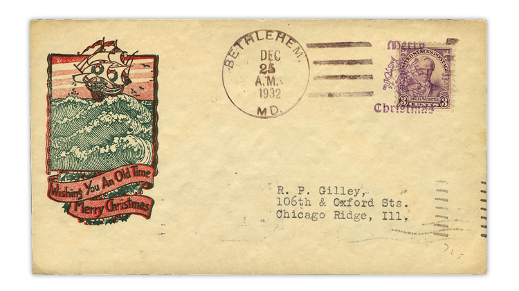 united-states-1932-merry-christmas-bethlehem-maryland-fancy-cancel