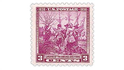 united-states-1938-swedish-finnish-settlement-stamp