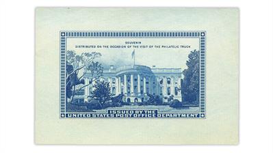 united-states-1939-philatelic-truck-souvenir-sheet