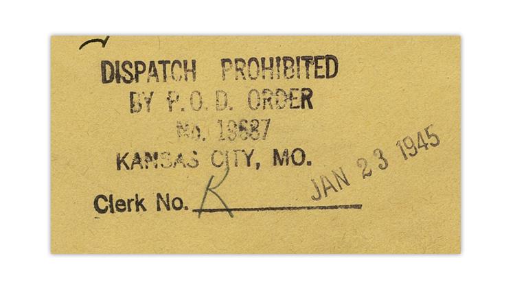 united-states-1945-cover-dispatch-prohibited-handstamp-close-up