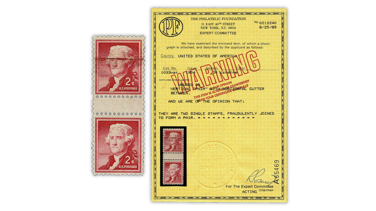 united-states-1954-thomas-jefferson-fake-pair