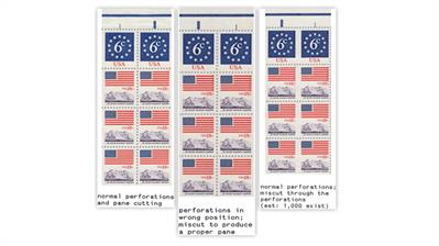 united-states-1981-flag-anthem-booklet-panes-plate-number