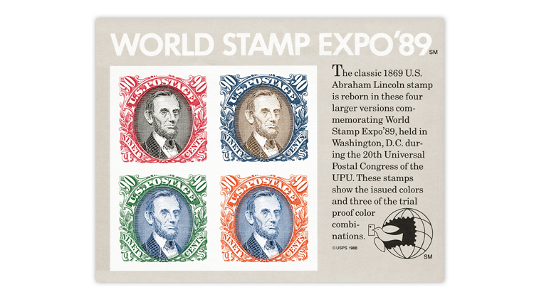 united-states-1989-world-stamp-expo-souvenir-sheet