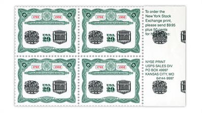 united-states-1992-stock-exchange-stamp-black-inverted-error-block