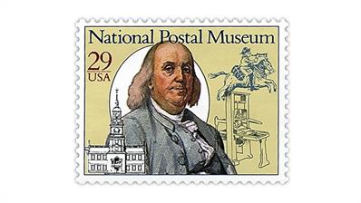 united-states-1993-benjamin-franklin-national-postal-museum-stamp