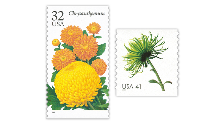 united-states-1995-garden-flowers-2007-beautiful-blooms-stamps