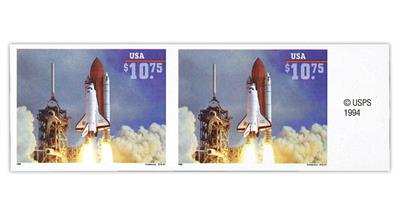 united-states-1995-space-shuttle-endeavour-imperforate-pair