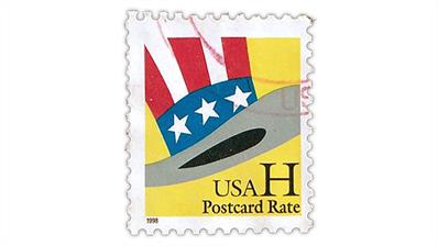 united-states-1998-unissued-hat-postcard-rate-stamp