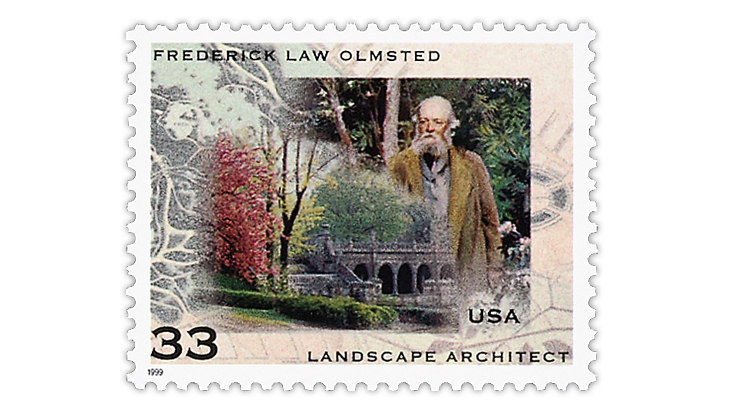 united-states-1999-frederick-law-olmsted-stamp