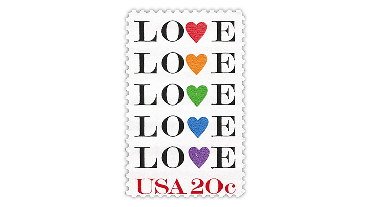 United States 20¢ Love stamp