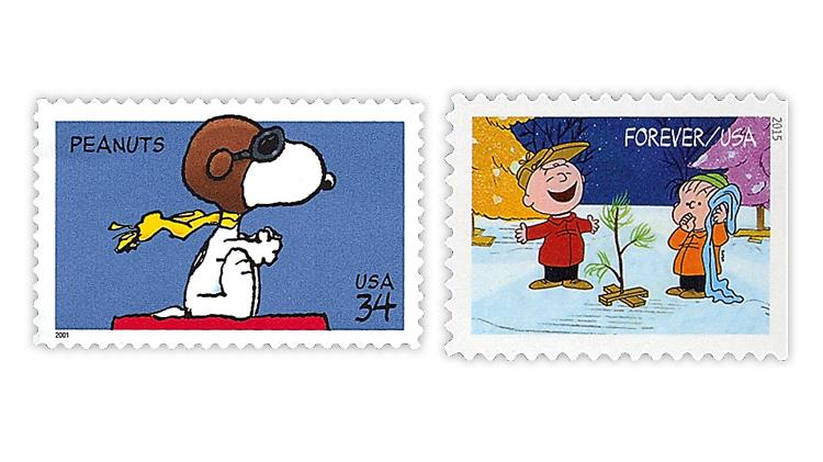 united-states-2001-Peanuts-2015-charlie-brown-christmas-stamps