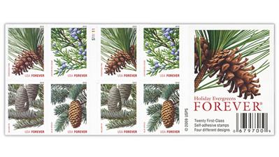 united-states-2010-evergreens-christmas-booklet-stamps