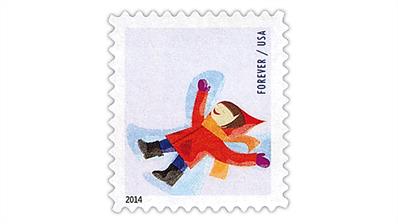 united-states-2014-winter-fun-snow-angel-stamp