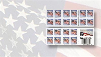 united-states-2016-flag-stamps-booklet-double-sided-pane-of-20-ashton-potter