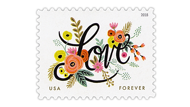 United States 2018 Love stamp