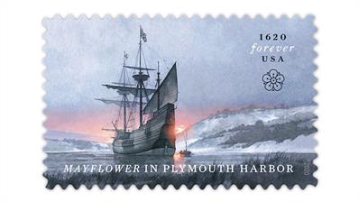 united-states-2020-mayflower-plymouth-harbor-stamp