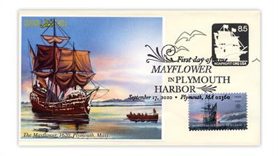 united-states-2020-mayflower-stamp-combination-first-day-cover