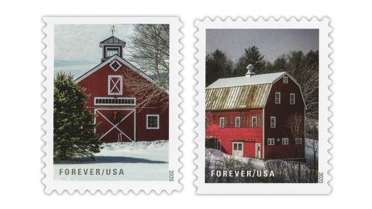 united-states-2020-winter-scenes-barns-stamps