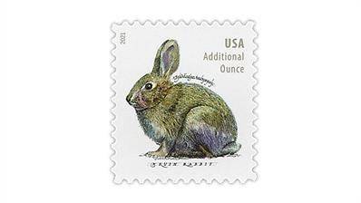 united-states-2021-brush-rabbit-stamp-scott-catalog-number