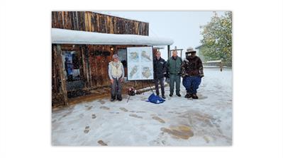 united-states-2021-otters-snow-otter-montana-postmark-ceremony