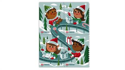 united-states-2022-holiday-elves-stamps