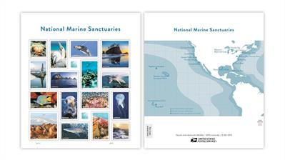 united-states-2022-national-marine-sanctuaries-stamps-pane