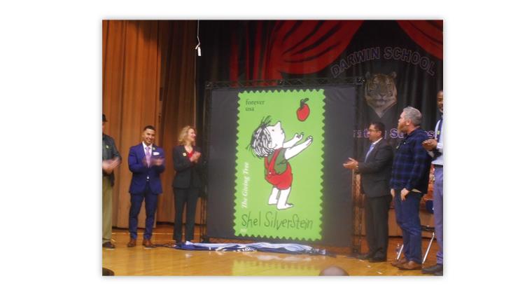 united-states-2022-shel-silverstein-stamp-ceremony-darwin-elementary-school