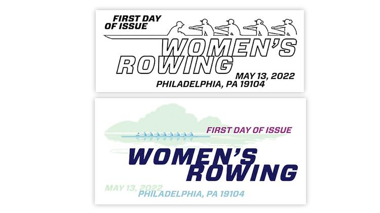 united-states-2022-womens-rowing-stamps-first-day-postmarks