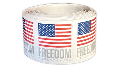 united-states-2023-freedom-flag-coil-stamp-die-cutting-omitted-roll