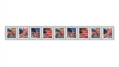 united-states-2024-flags-coil-stamps-plate-number-strip