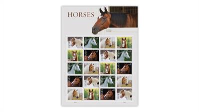 united-states-2024-horses-stamps-pane