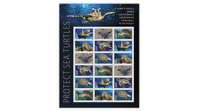 united-states-2024-protect-sea-turtles-stamps-pane