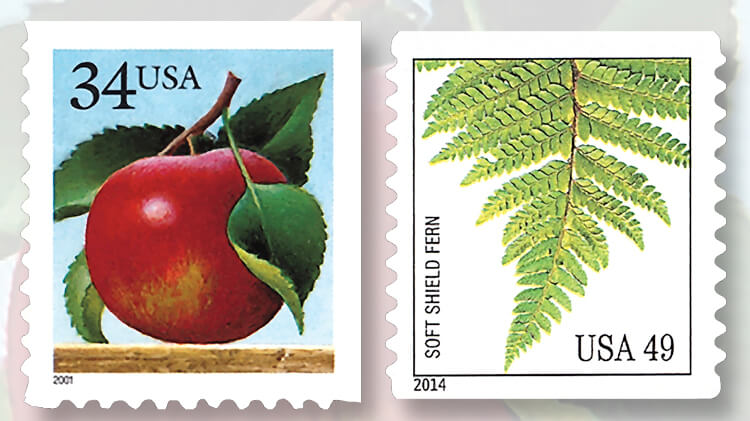 united-states-apple-fern-definitive-stamps