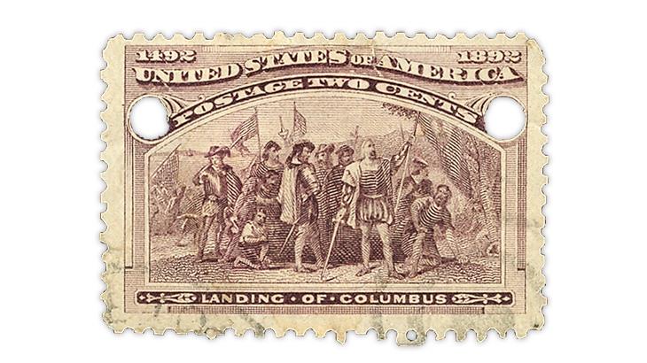 united-states-columbian-stamp-values-punched-out