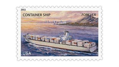 united-states-container-ship-stamp-2011