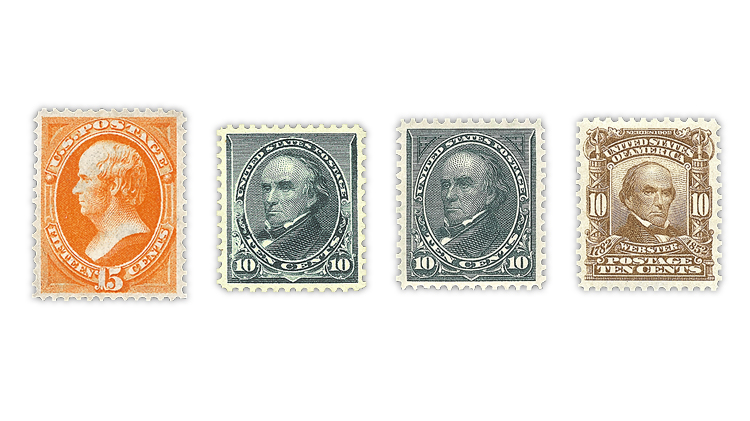 united-states-daniel-webster-stamps