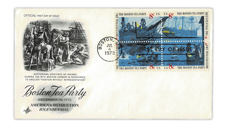 united-states-expertizing-1973-boston-tea-party-fdc