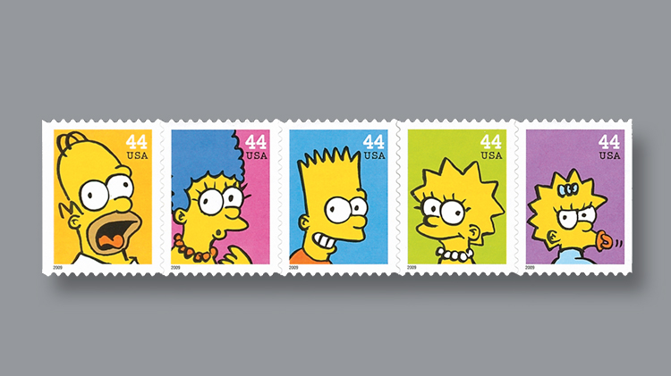 united-states-forty-four-cent-simpsons-stamps