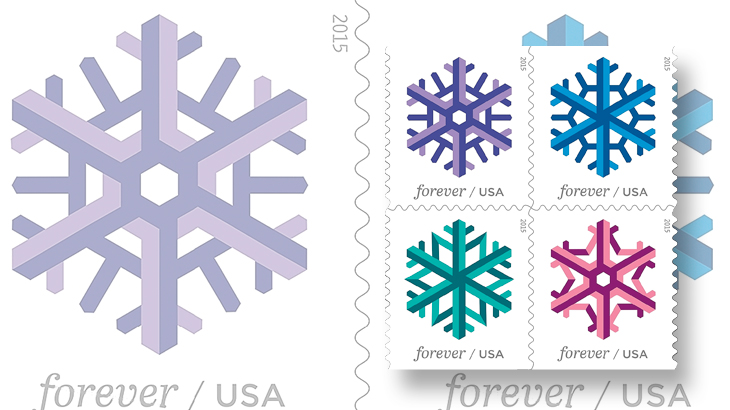 united-states-geometric-snowflakes-stamps-holiday-celebrations-2015