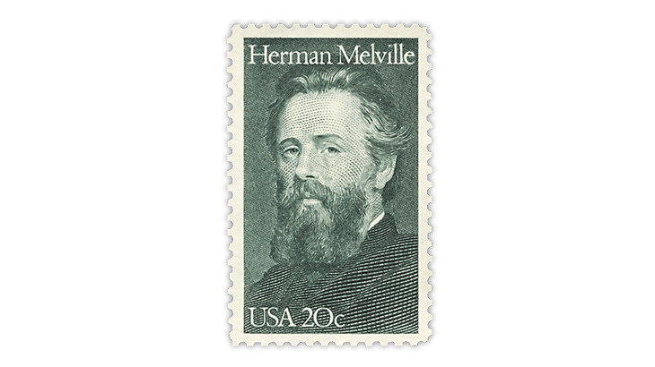 united-states-herman-melville-stamp