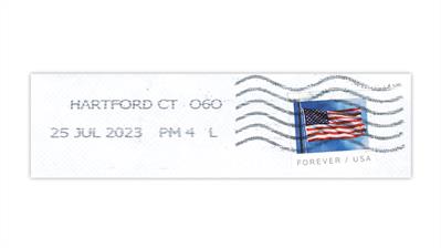 united-states-imperforate-2019-flag-coil-stamp-scott-5343a-on-cover